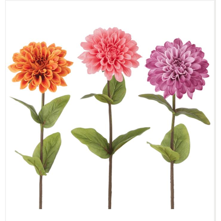 Real Touch Dahlia Stem - Zinnias Gift Boutique