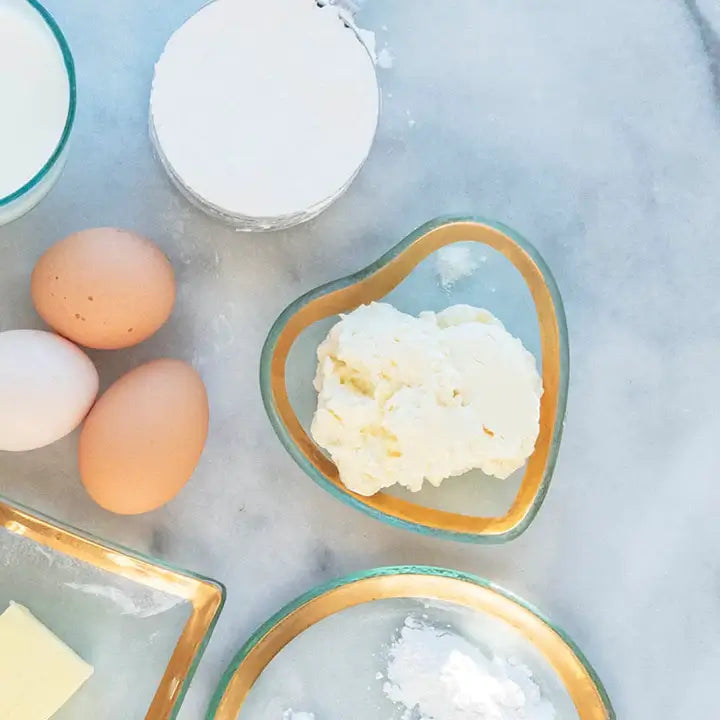 5" Heart Bowl Gold - Zinnias Gift Boutique