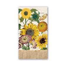 Sunflower Hostess Napkin - Zinnias Gift Boutique