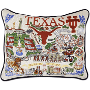 University of Texas Pillow - Zinnias Gift Boutique