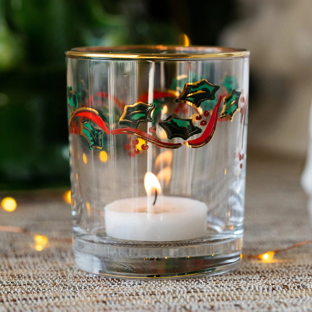 Holly Votive - Zinnias Gift Boutique