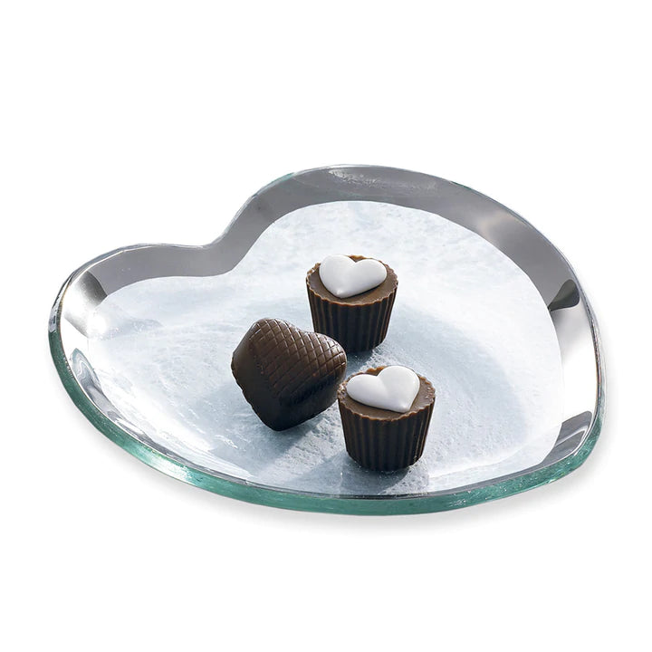 Heart Plate Roman - Zinnias Gift Boutique