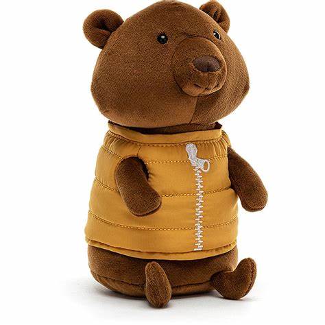 Campfire Critter Bear JellyCat - Zinnias Gift Boutique