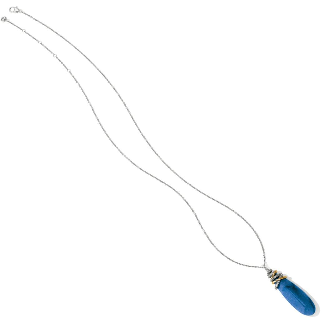 Neptune's Rings Pyramid Quartz Stone Necklace - Zinnias Gift Boutique