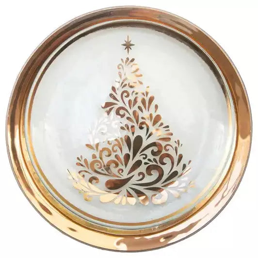 8 3/4&quot; Plate- Christmas Tree - Zinnias Gift Boutique