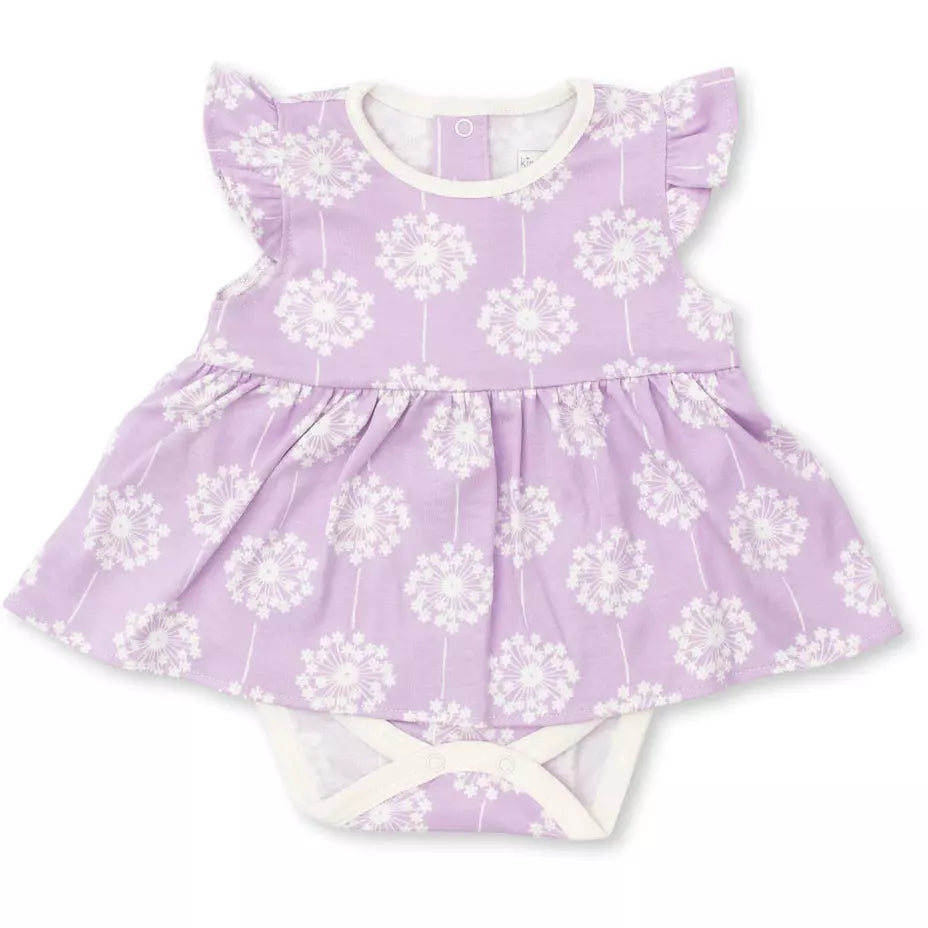 Flowers Bodysuit Dress - Zinnias Gift Boutique