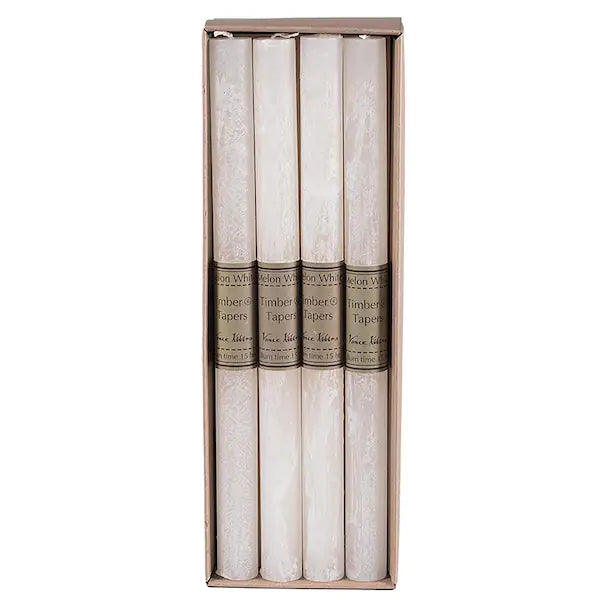 Taper Candle Scent Free 12" Pair - Zinnias Gift Boutique