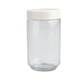 pinstripes large canister - Zinnias Gift Boutique