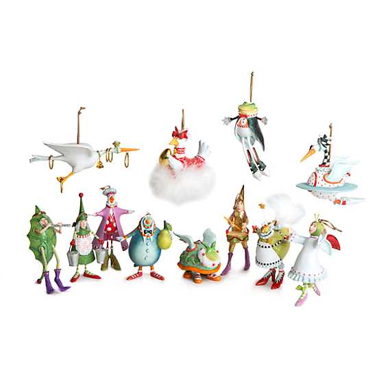 12 Days Mini Ornaments by Patience Brewster - Zinnias Gift Boutique