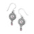 Pebble Dot Medali Reversible French Wire Earrings - Zinnias Gift Boutique