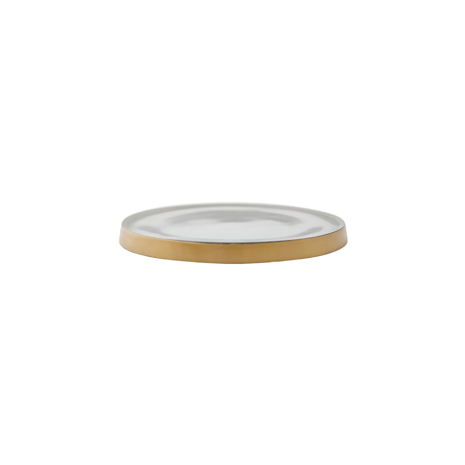 Gilded Glass Candle Coaster - Zinnias Gift Boutique