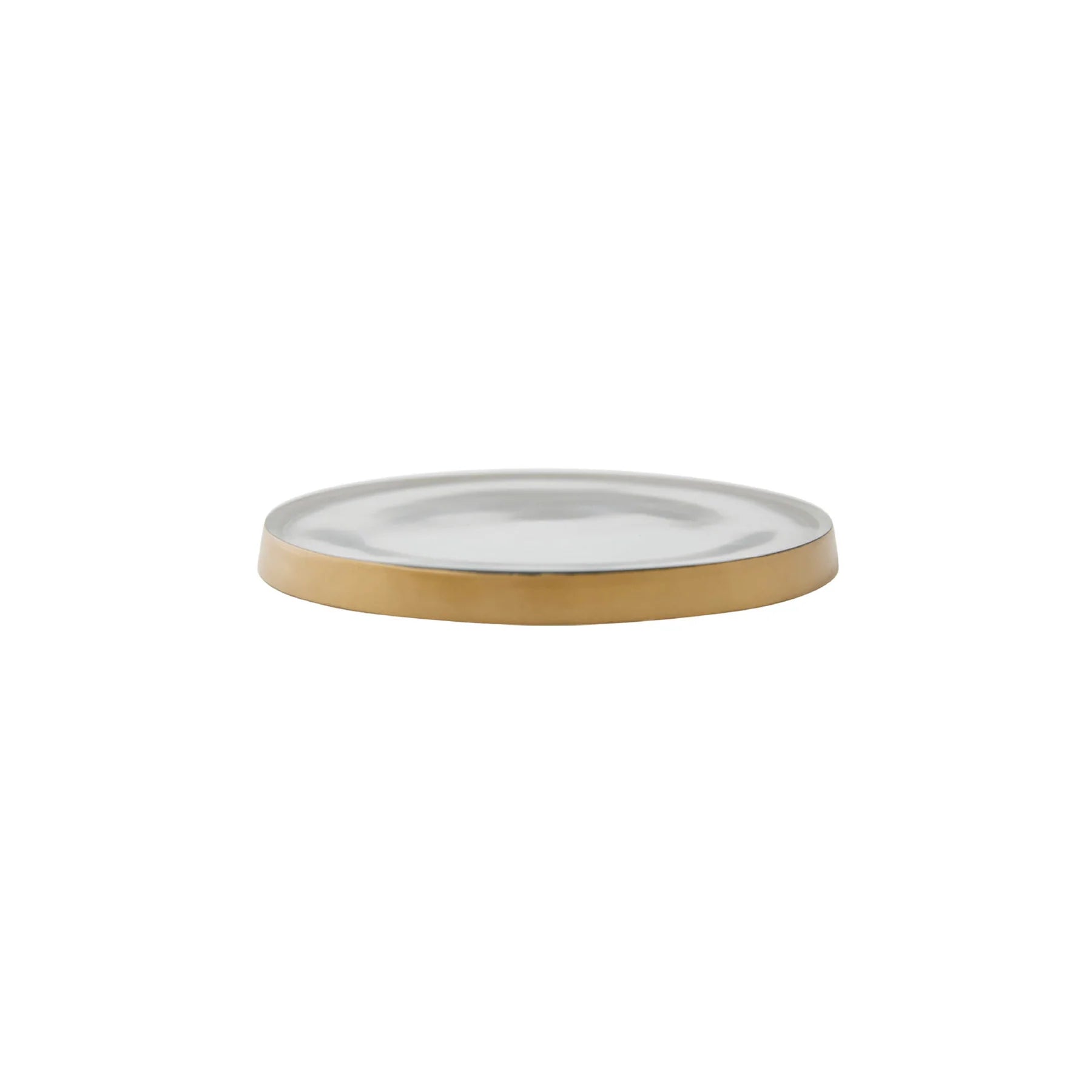 Gilded Glass Candle Coaster - Zinnias Gift Boutique