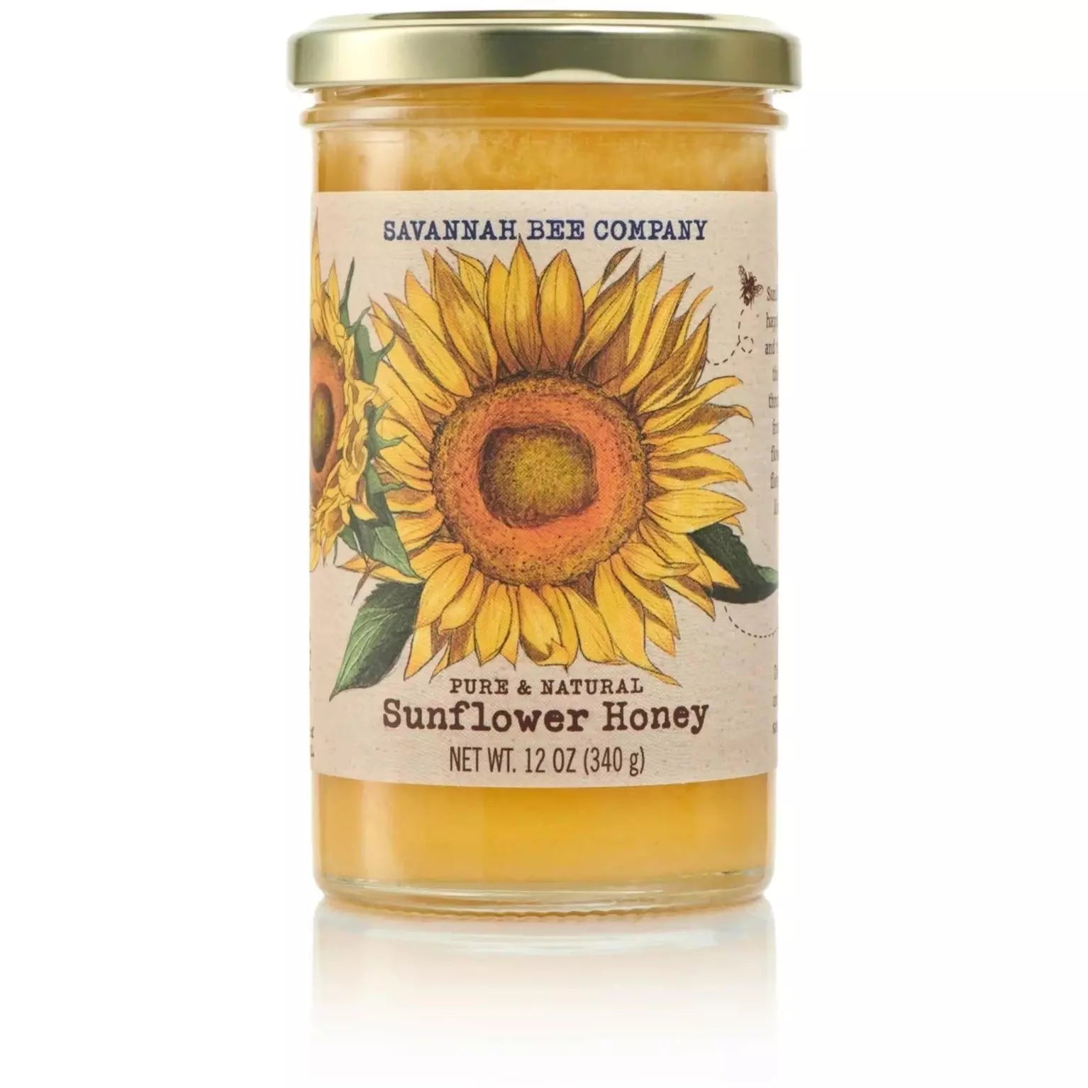 Sunflower Honey 12 oz - Zinnias Gift Boutique