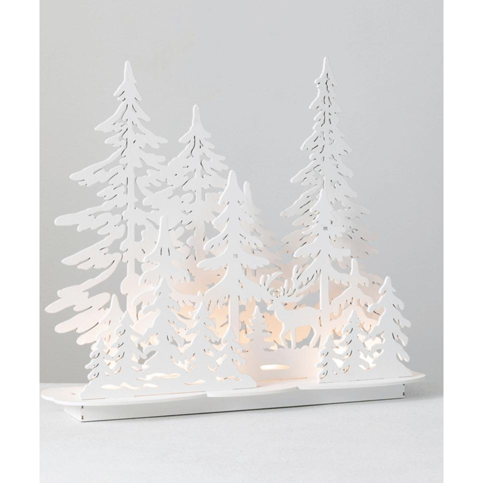 Tree Mantle Scene - Zinnias Gift Boutique